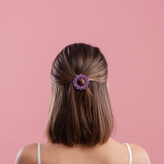Sunflower Purple Hair clip