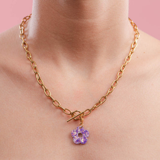 Collier Fleur + de 11 couleurs