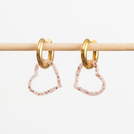 Hoops Sweetheart White & Gold