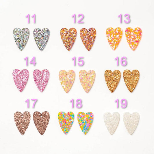 Heart Charms – Choose your pair from 19 creations