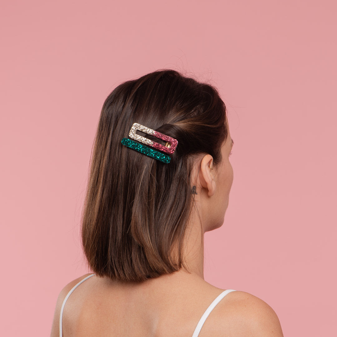 Barrettes Bicolore