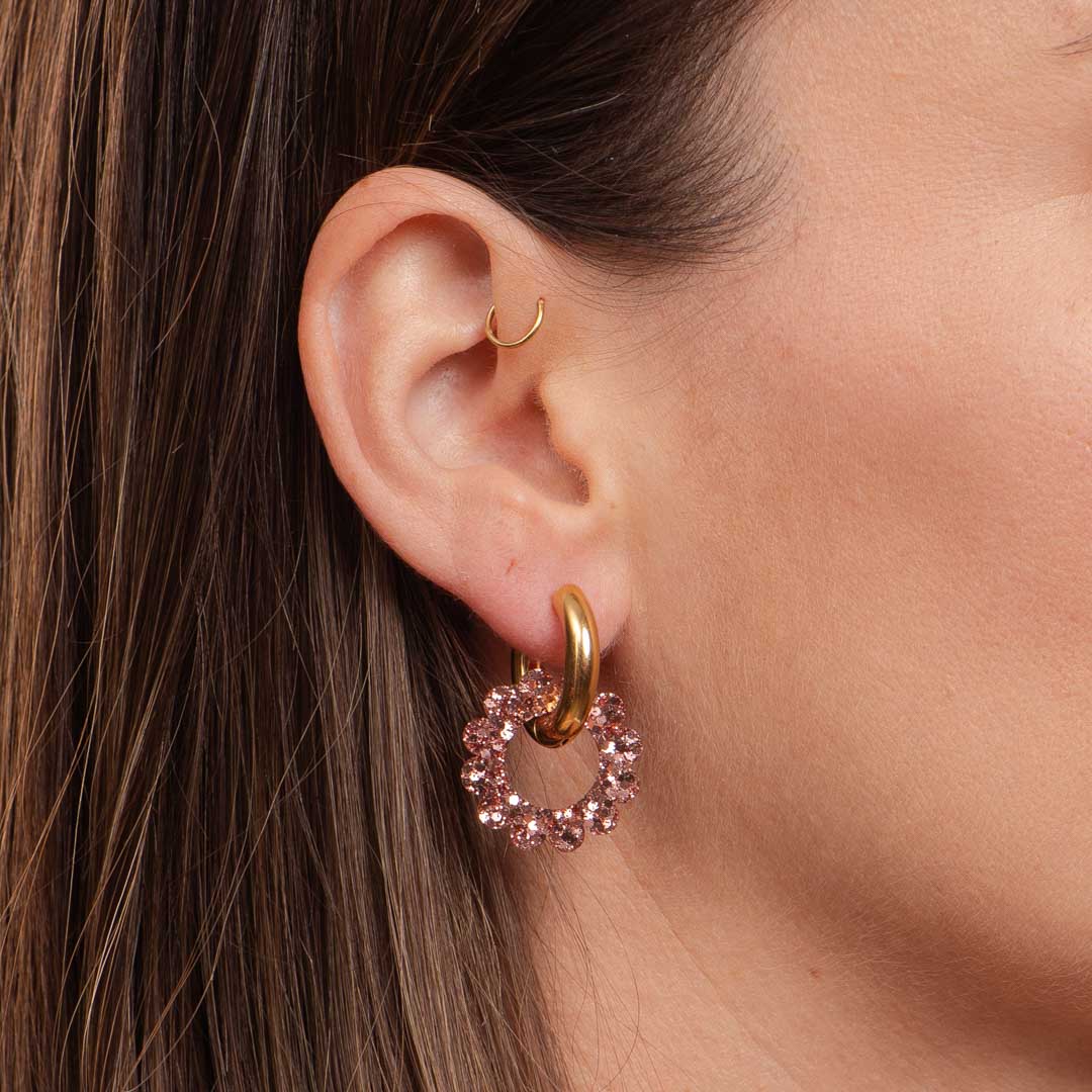 Sunflower Champagne Pink Hoops