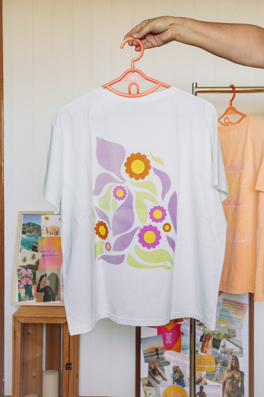 Tee-Shirt Bianco - Sunflower