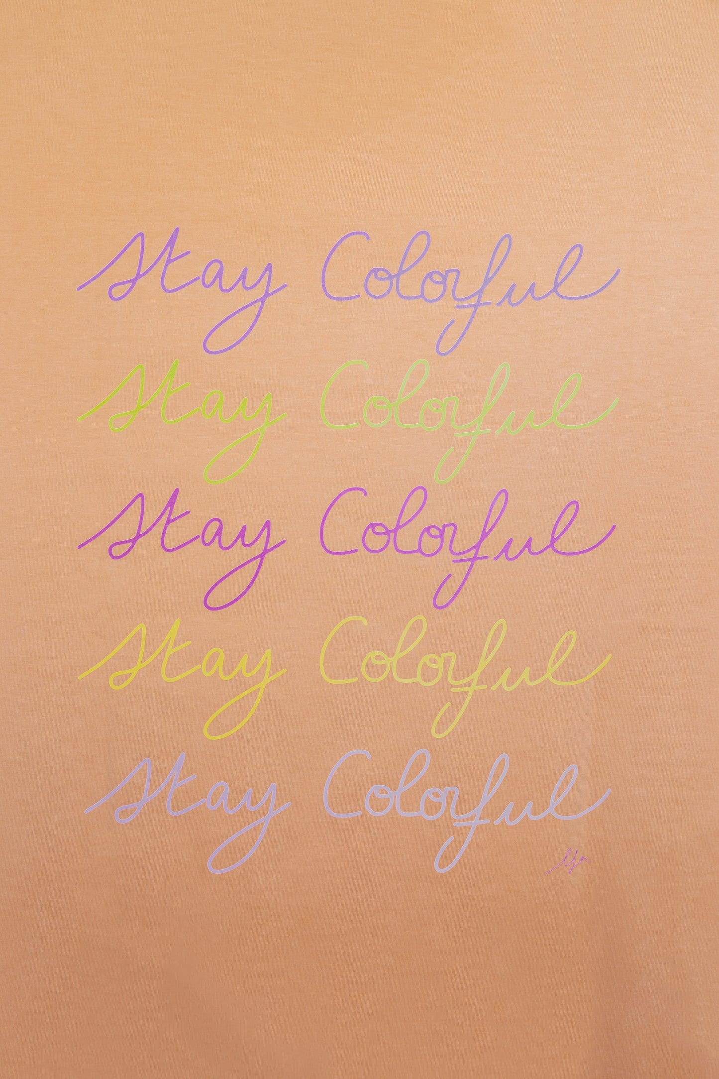 Tee-Shirt Pêche - Stay Colorful