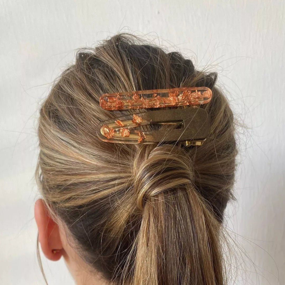 Élégance au Quotidien : Idées de Coiffures avec les Barrettes Les Nicolettes - Barrettes cheveux femme fait main en France Les Nicolettes